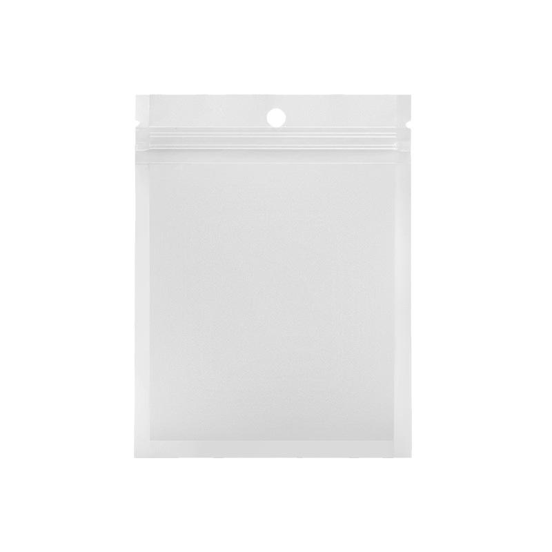 Película perlada blanca, bolsa de sello, bolsa de cremallera, bolsa de sellado de stock, bolsa de plástico translúcida, joyas