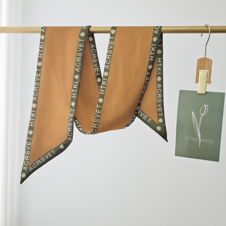 Diseñador de bufandas de seda larga mujer ins moda bolsa cinta de moda universal bufandas coreanas correa de cabello