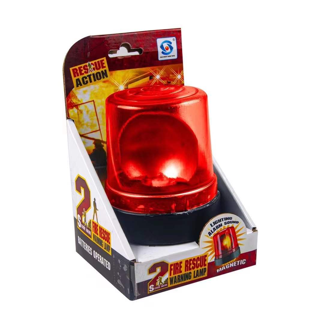 Red police lamp