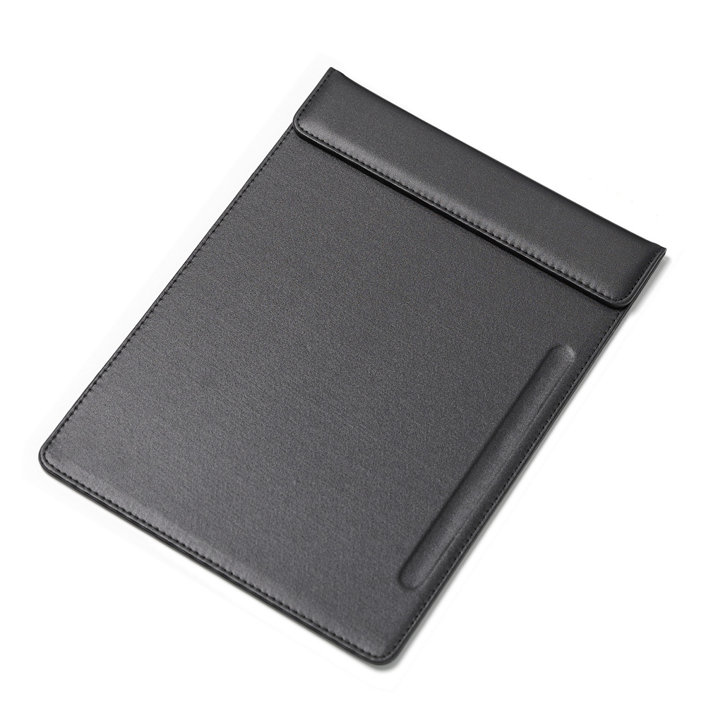 검정색 A4 컨퍼런스 패드 (펜 슬롯 포함)