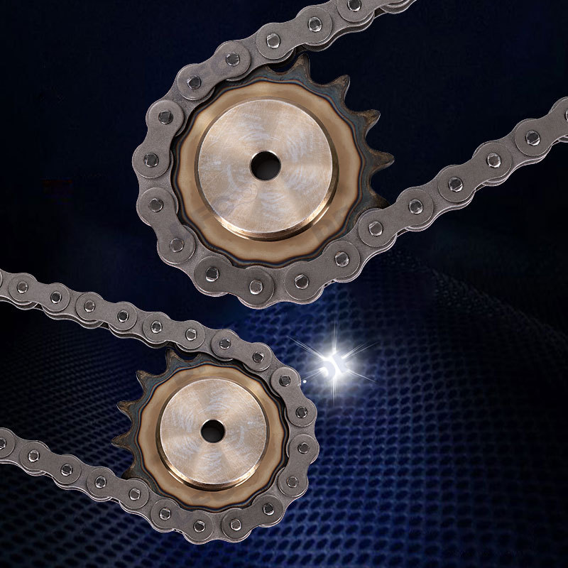 ✅工业国标传动链条2345分接头1寸0608B10A12A单双排工业碳钢链条