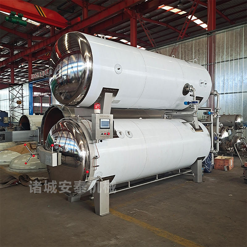 肉类食品高温杀菌锅 真空包装肉制品杀菌釜 香辣卤猪脚高压杀菌锅