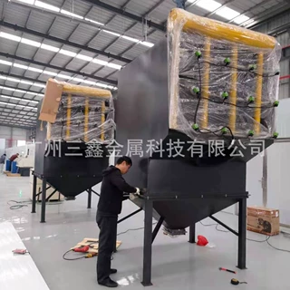 三鑫公司给贵阳飞机发动机厂提供全套喷涂辅助设备安装现场