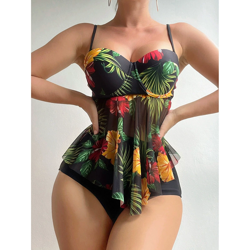 Sexy раздельный купальник в стиле Европа, оптовая торговля
