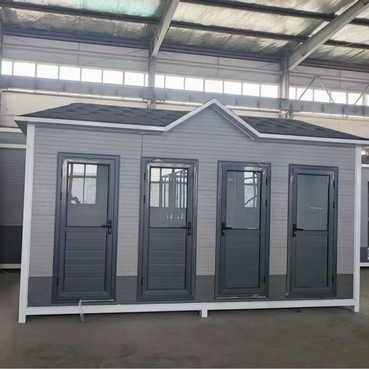 四连体金属雕花板移动厕所户外环保公厕景区整体公共卫生间洗手间