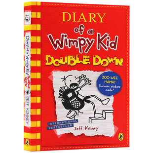 Kid Diary 11 English original novel Diary of a Wimpy Kid Double Down