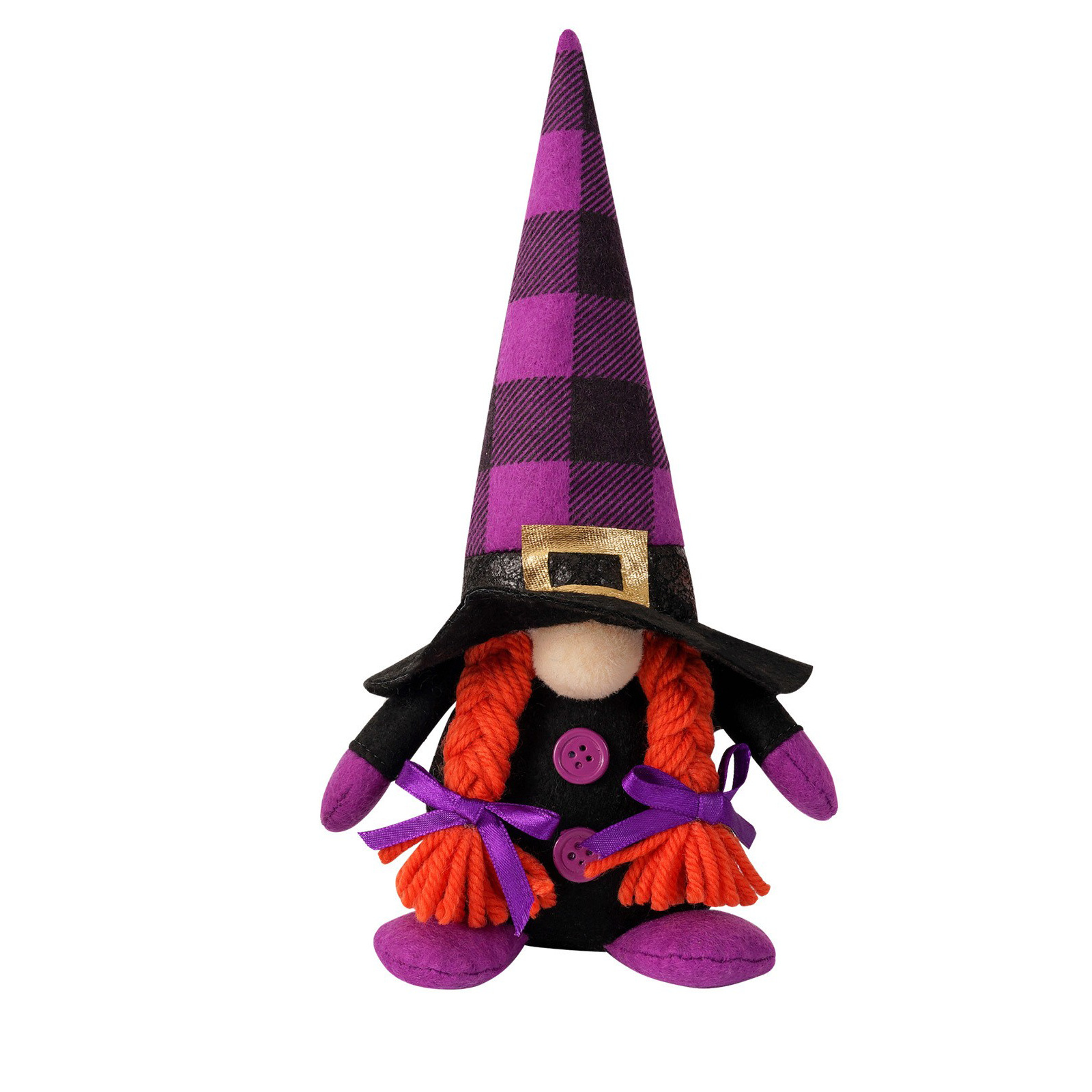 Halloween muñeca sin rostro murciélago muñeca de pie fantasma Festival de Halloween decoración adornos traje