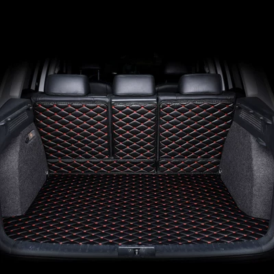 Australian versions of the | Trunk Mat - trunk-semi-enclosed-modelblack-and-red-no-installation-required