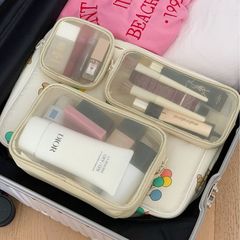 化妝包化妝刷收納包ins便攜式透明旅行洗漱包大容量化妝品收納包