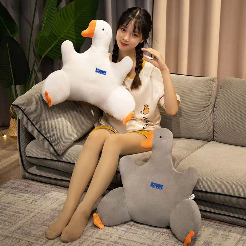 큰 구스 사무실 허리 쿠션 허리 보호 자동차 시트 쿠션 등받이 기숙사 소파 의자 베개 허리 베개