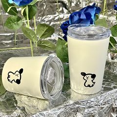 Instagram-famous Paco dog coffee mug with high-quality appearance, suitable for ladies, portable, insulated, cute and small, milk tea cup