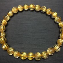 热卖款新品天然水晶钛晶发晶高端精致上手优雅手链女手串一件代发