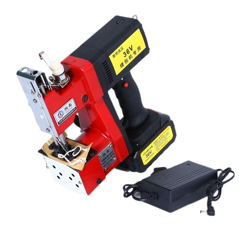 Xiangyu máquina de coser eléctrica portátil de alta velocidad máquina de coser de bolsas de piel de serpiente de tejido máquina de coser de bolsas de piel de serpiente pequeña máquina de empaque y sellado manual
