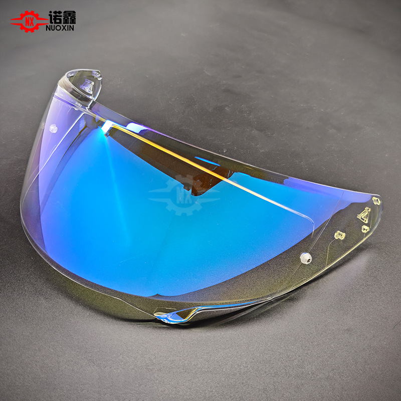 Suitable for Hjc I71 Helmet Lenses Hj-38 Electroplated Multi-Color Day and Night Universal Color-Changing Film Anti-Fog Sticker Helmet Accessories