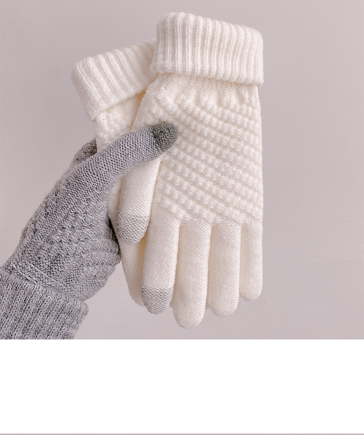 Unisex Simple Style Solid Color Gloves 1 Set display picture 1