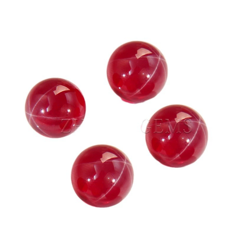 Круглые бусины, рубиновый gemstones