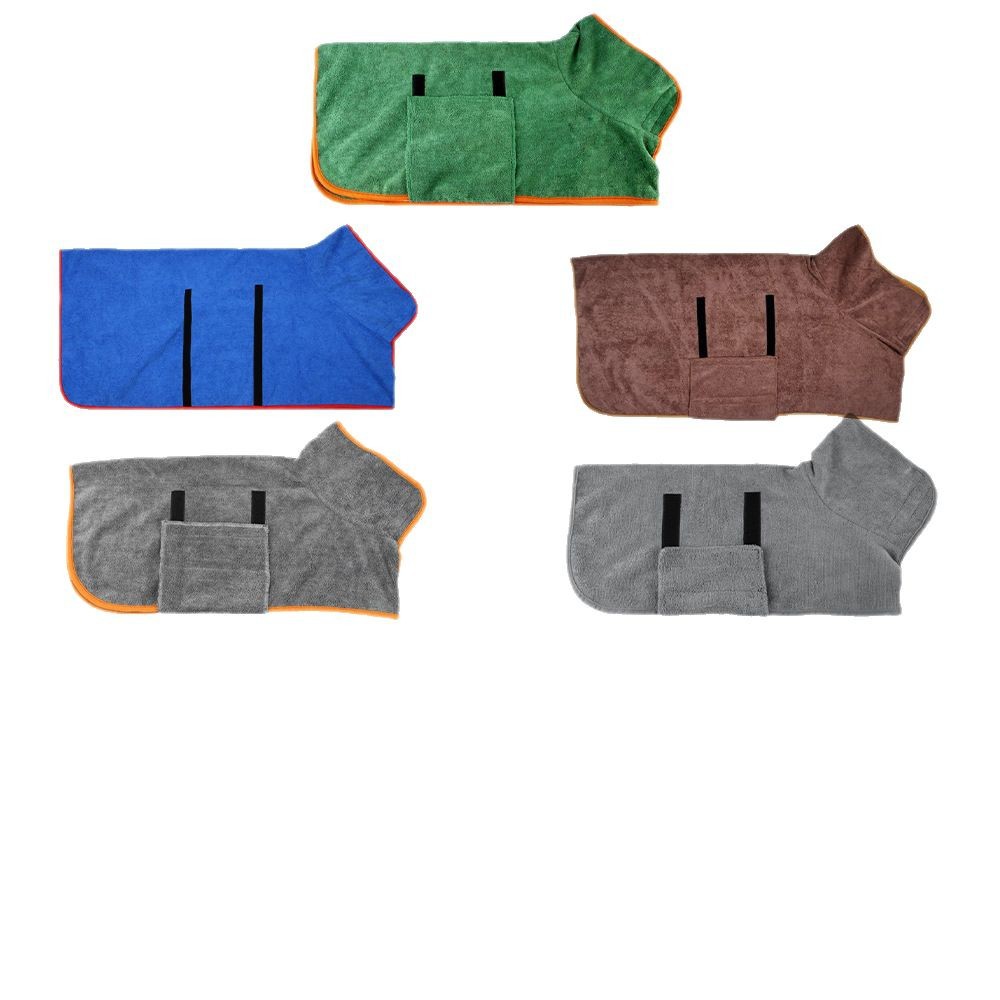 Toalla absorbente transfronteriza para mascotas, Toalla de baño para perros, albornoz grueso de secado rápido para perros, limpieza de baño, necesidades diarias al por mayor