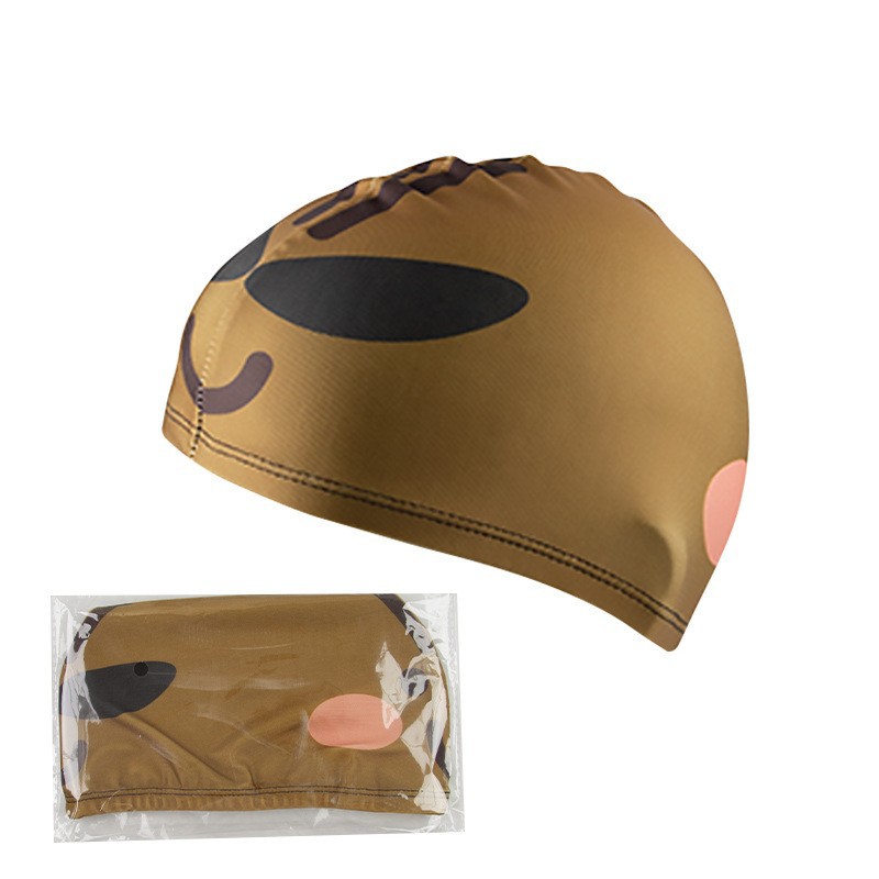 Gorro de Natación de Tela de Secado Rápido de Poliéster Estampado image 31