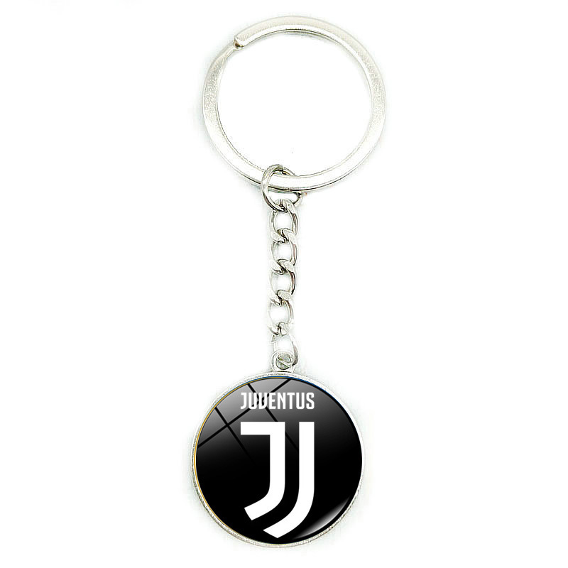 Serie A La Liga Bundesliga Premier League Ligue 1 Equipo de fútbol Emblema Tiempo Gema Llavero Colgante de coche Producción del equipo