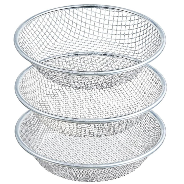 Cross-border round square with handle galvanized filter separation screen garden soil screen sand soil compost screen combination assembly