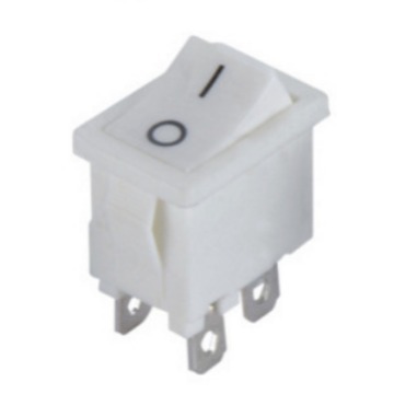 微型船型开关 插座开关 吹风机 墙壁开关 15*10白色船型开关