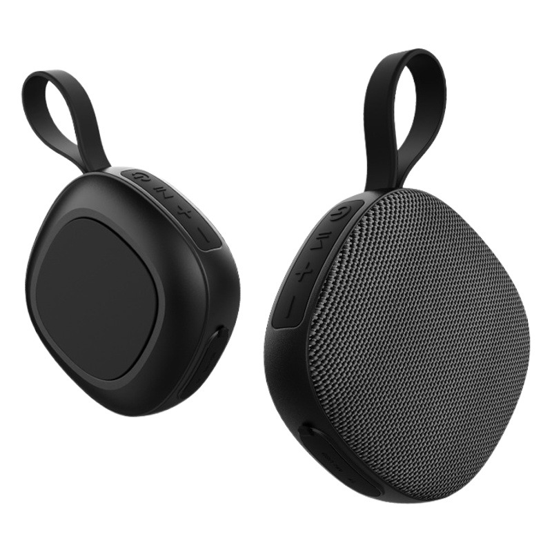 2025 Nuevo Altavoz Bluetooth inalámbrico Tela portátil Impermeable Mini Tarjeta de subwoofer de audio pequeña Succión magnética