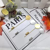 Корейский стиль DIY перо брошь аксессуары модные популярные слова булавки части Yiwu ювелирные изделия оптовая продажа с фабрики