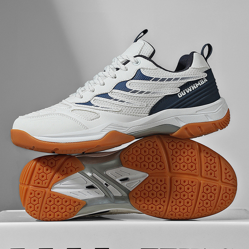 Cross-Border Large Size Tennis Shoes for Men and Women, Indoor Badminton Shoes, Youth Student Sports Shoes for Couples