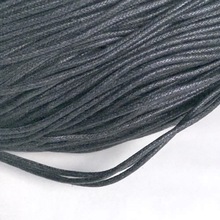 diy饰品配件 串珠材料 3毫米棉蜡绳一米 编织绳油蜡绳