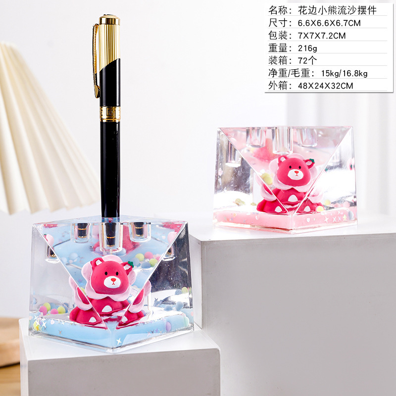 딸기 곰 비스듬한