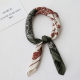 Ins Silk Scarf Headscarf Couple's Hair Band Vintage Cashew All-match Artistic Small Square Scarf Women's South Korea Decorative Tie Scarf