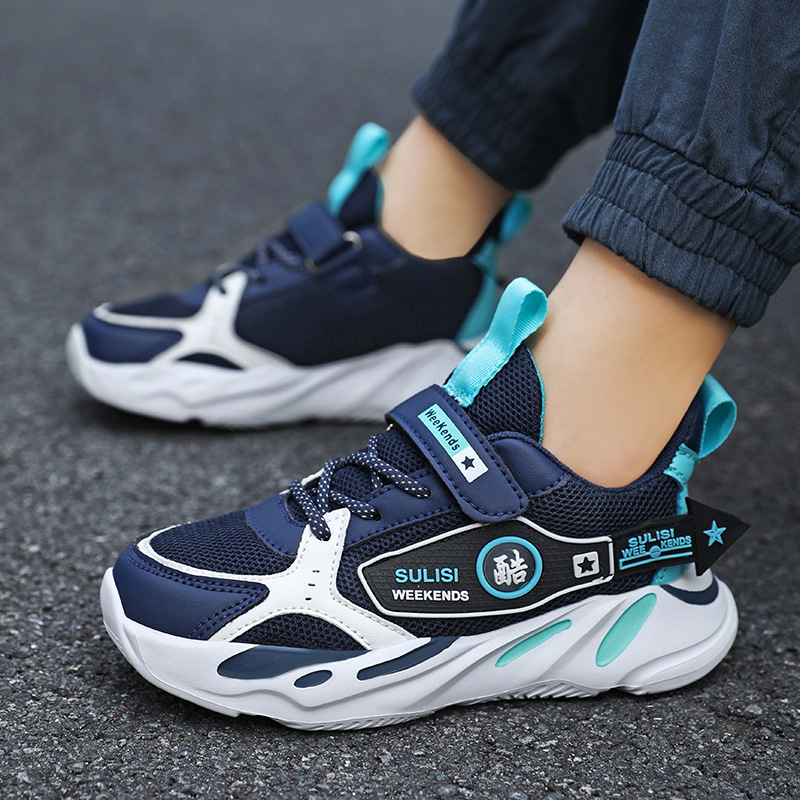 回力2024年春夏新款儿童单网运动鞋轻便透气男童跑鞋中大童女生休