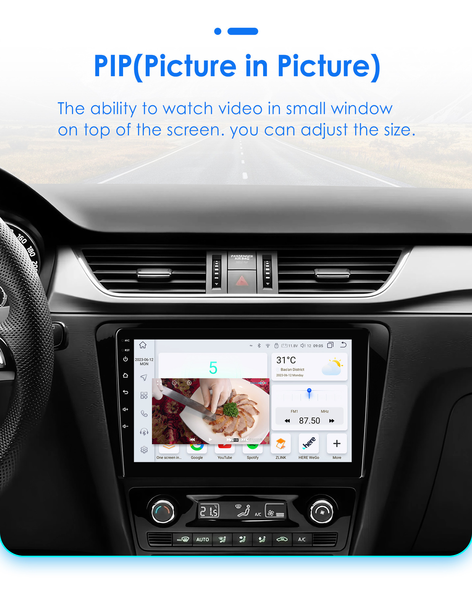 Cross-border applicable to Volkswagen Skoda Ming Rui 13-18 Android large screen navigation GPS reversing image all-in-one machine