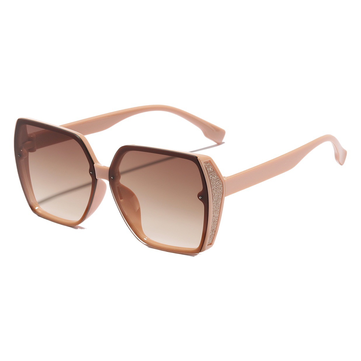 2022 Nueva celebridad de Internet mismo estilo gafas de sol personalidad europea y americana ins estilo gafas de sol mujeres de moda gran marco gran cara adelgazante 90949