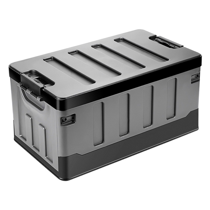 Caja de almacenamiento plegable para maletero, uso en camping y coche, gran capacidad