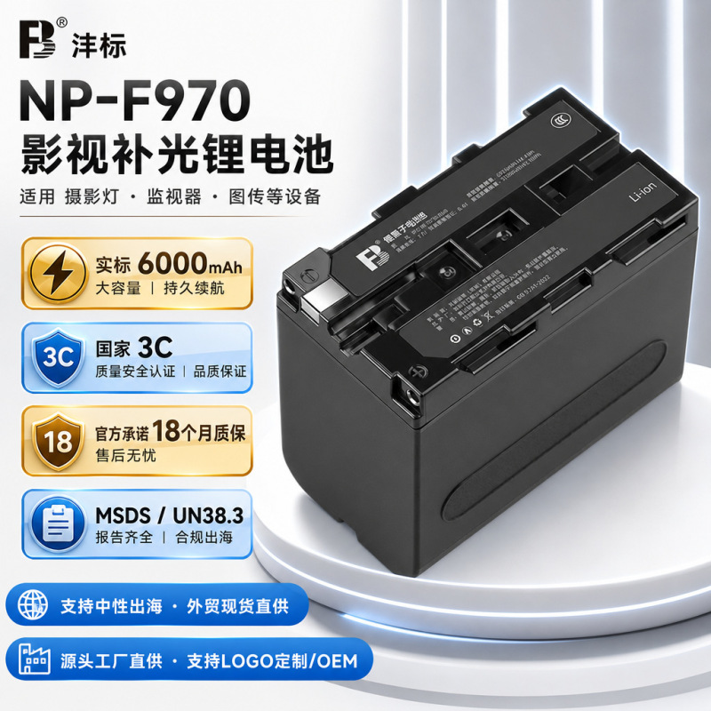 Fengbiao NP-F970 Battery LED Photography Lamp Monitor Picture Transmission Slide Track Hertous Shenniu F970 Fengbiao NP-F970 Battery LED Photography Lamp Monitor Picture Transmission Slide Track Hertous Shenniu F970