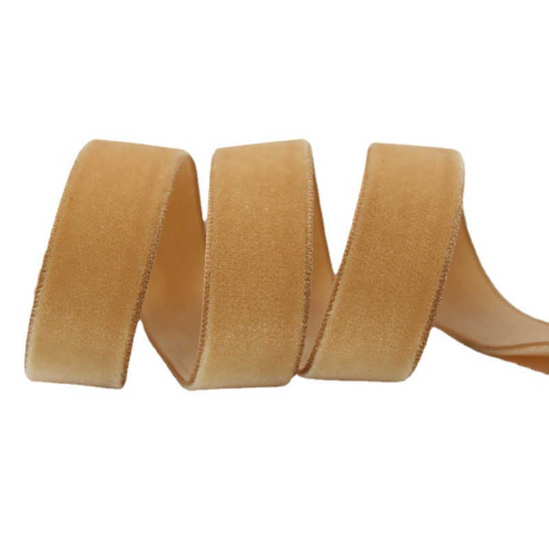 Yao Ming poliéster flocado cinta 3 puntos 1cm DIY accesorios para el cabello horquilla traje regalo embalaje cinta 323-850 image 6