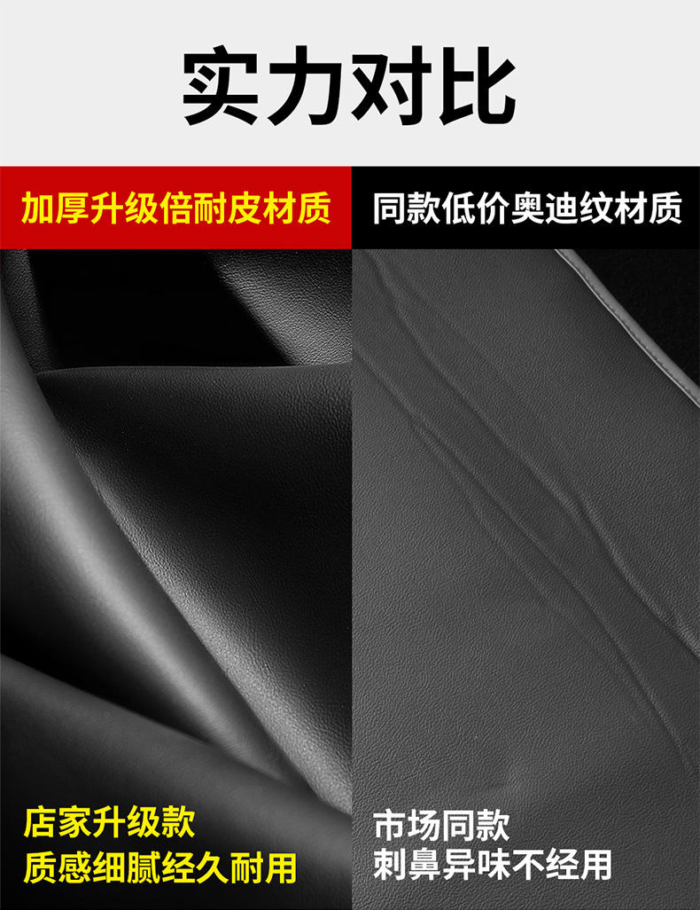 New Model Car Seat Cushion for Hongqi Hs5, Perforated Leather, Wear-Resistant, Full Surround Car Seat Cover