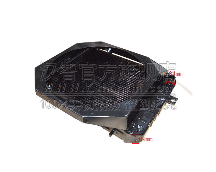 Tanque de agua de la carretilla elevadora Fengyang H99Z2 radiador 2000 / 498 accesorios del motor de la carretilla elevadora enfriador