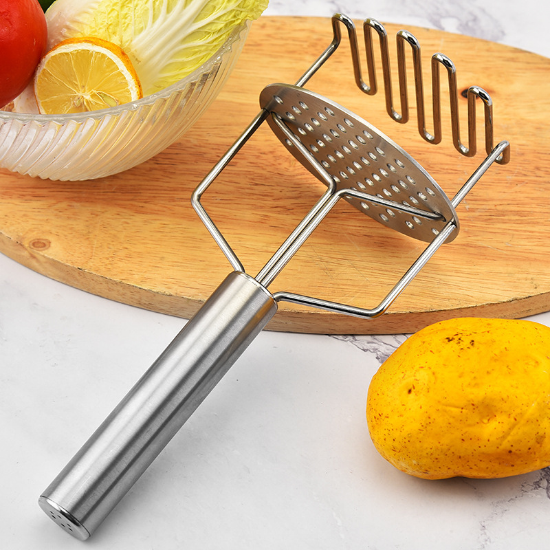 メーカー卸売りマッシュポテト圧泥器ステンレス圧芋器家庭用キッチン砕芋器キッチン圧芋器ガジェット|undefined