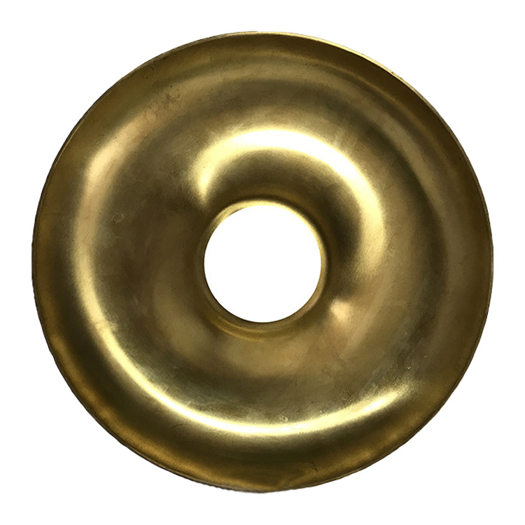 广东黄铜铝合金锻造厂 黄铜针灸碗环 来图来样 精密零配件直售