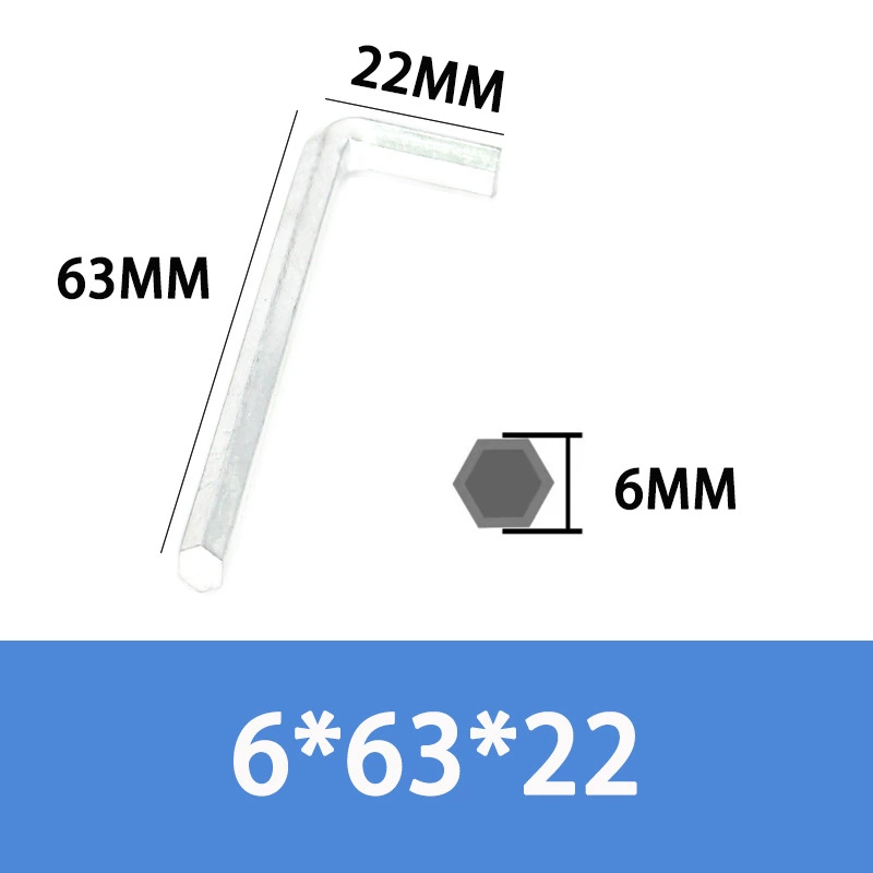 L -shaped disposable panel hand tools hexagonal screwdriver knife galvanized hexagonal hexagonal hexagon wrench