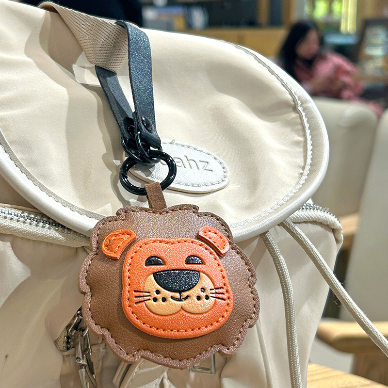 カスタマイズ卸売ネットレッド新型皮革動物キーホルダーカップル漫画学生かわいいバッグ装飾ペンダント|undefined
