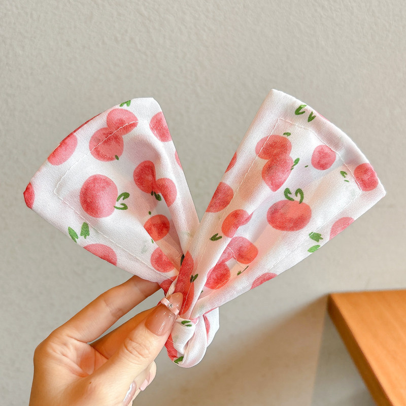 4번 화이트 체리 올림머리 헤어핀 (약 29.5*8.5cm)