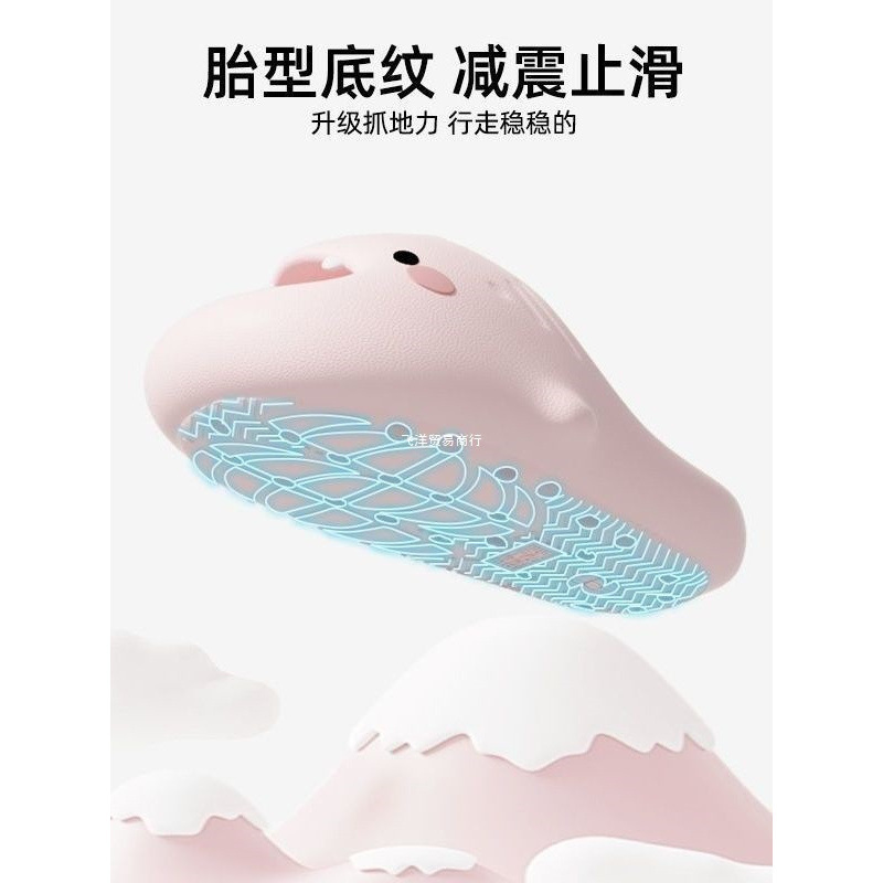新款小萌鲨鱼拖鞋女夏季高颜值外穿可爱居家情侣舒适软底防滑包邮|undefined