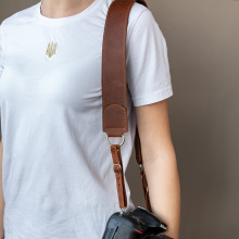 数码单反相机单肩背带 PU皮挂脖防丢相机带 便携外出相机手腕肩带