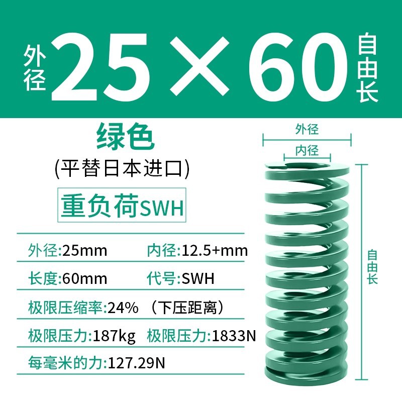 합금강 녹색 25×60