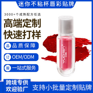 Makeup Customized Water Gloss Lip Glaze Pure Lust Gray Tube Lip Glaze Mirror Lip Gloss Affordable Student Female Lipstick Domestic Oem