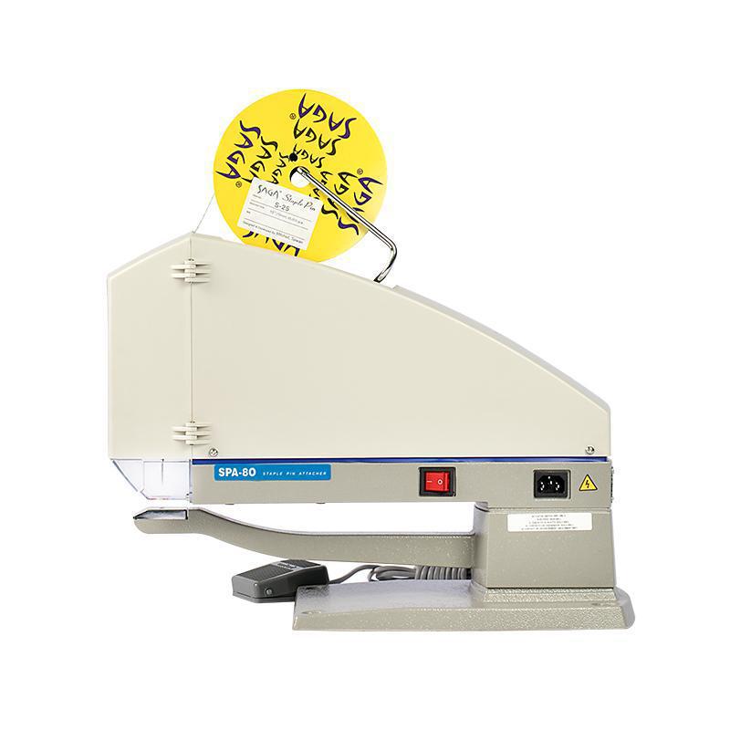 Máquina de agujas de pegamento Máquina de tarjetas de cintura trapezoidal en lugar de engrapadora Máquina de engrapado automático Máquina de tarjetas de cintura de plástico Máquina de etiquetas de lavado de agua