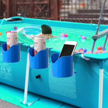 现货跨境Poolside Cup Holder泳池置物架收纳杯架饮料啤酒杯托